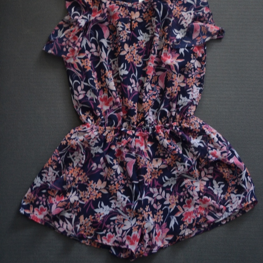 Ella Moss | Floral Girls Romper Sz 8